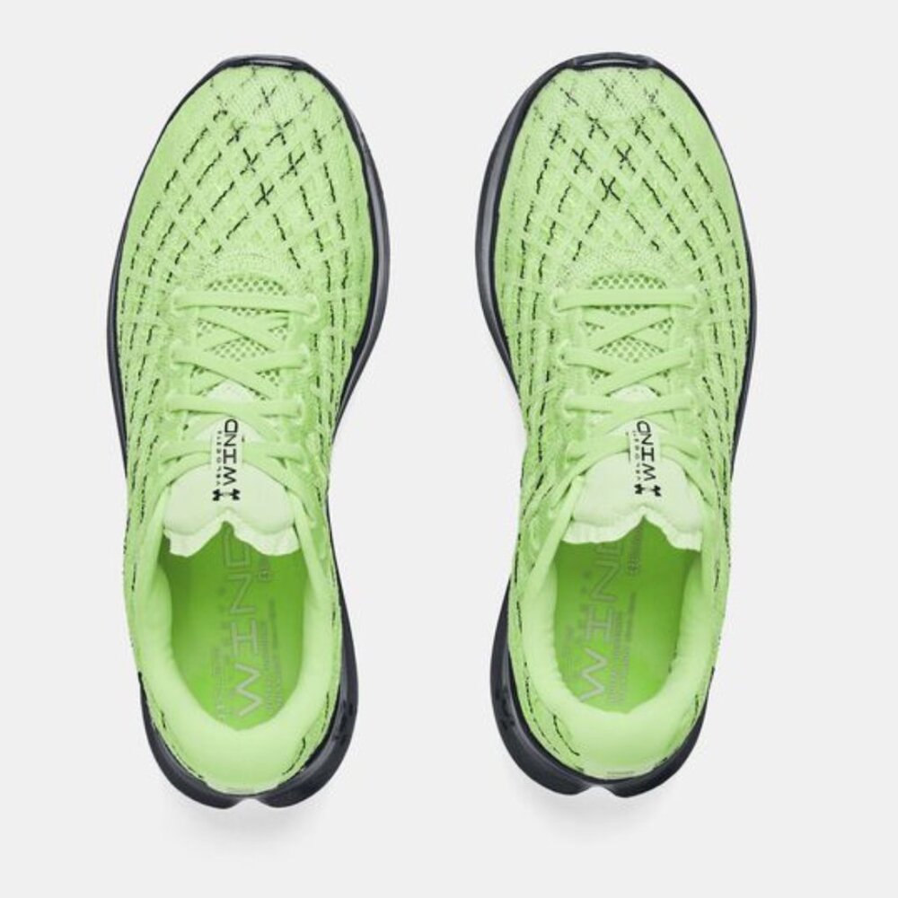 Under Armour Men's Flow Velociti Winds Running Shoe Sneaker in Lime Green Sz 13